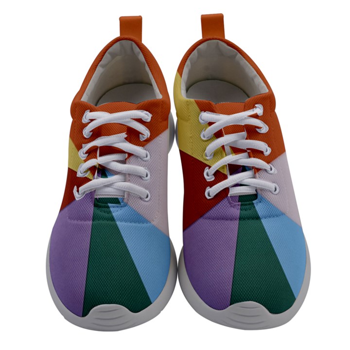 Colorful Paper Art Materials Athletic Shoes