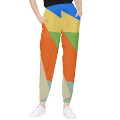 Illustration Colored Paper Abstract Background Tapered Pants by Wegoenart