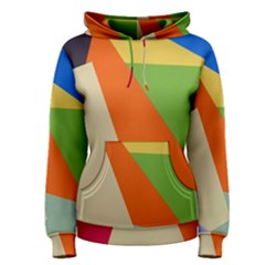 Illustration Colored Paper Abstract Background Women s Pullover Hoodie by Wegoenart