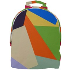 Illustration Colored Paper Abstract Background Mini Full Print Backpack by Wegoenart