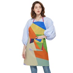 Illustration Colored Paper Abstract Background Pocket Apron by Wegoenart