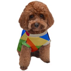 Illustration Colored Paper Abstract Background Dog T-shirt