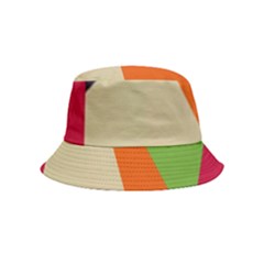 Illustration Colored Paper Abstract Background Inside Out Bucket Hat (kids) by Wegoenart