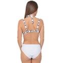 Illustration Pattern Geometric Art Dividers Digital Art Double Strap Halter Bikini Top View2