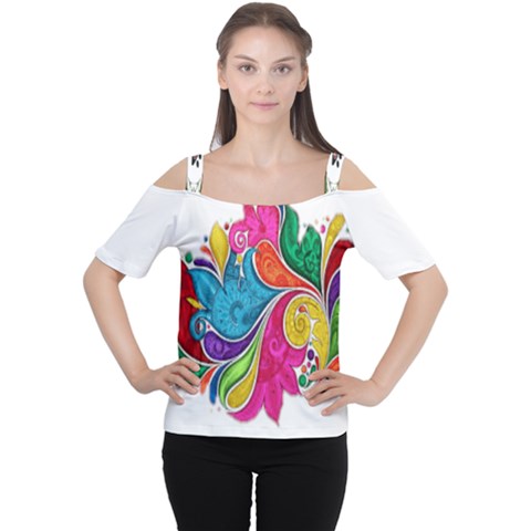 Im Fourth Dimension Colour 30 Cutout Shoulder Tee by imanmulyana