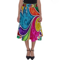 Im Fourth Dimension Colour 30 Perfect Length Midi Skirt by imanmulyana