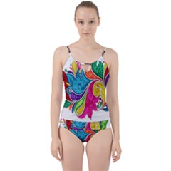 Im Fourth Dimension Colour 30 Cut Out Top Tankini Set by imanmulyana