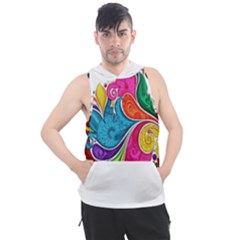 Im Fourth Dimension Colour 30 Men s Sleeveless Hoodie by imanmulyana