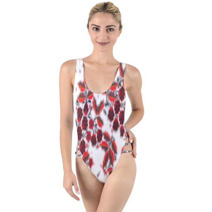 IM Fourth Dimension Colour 32 High Leg Strappy Swimsuit