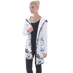 IM Fourth Dimension Colour 35 Longline Hooded Cardigan