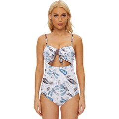 IM Fourth Dimension Colour 35 Knot Front One-Piece Swimsuit