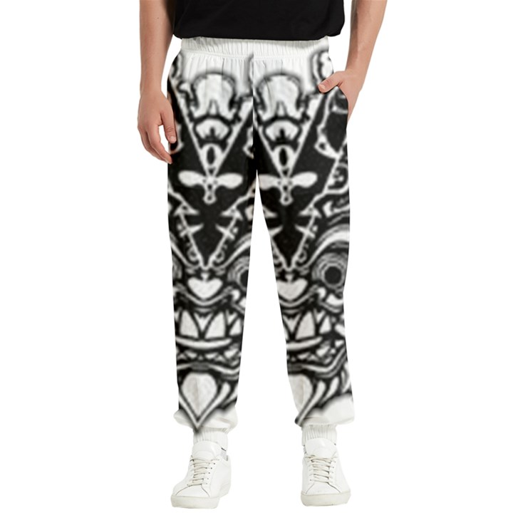 IM Fourth Dimension Black White 35 Men s Elastic Waist Pants