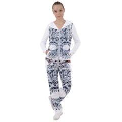 Im Fourth Dimension Black White 36 Women s Tracksuit by imanmulyana