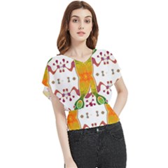 IM Fourth Dimension Colour 36 Butterfly Chiffon Blouse