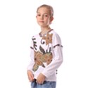 IM Fourth Dimension Colour 39 Kids  Long Sleeve Tee with Frill  View2