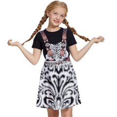 IM Fourth Dimension Black White 40 Kids  Apron Dress