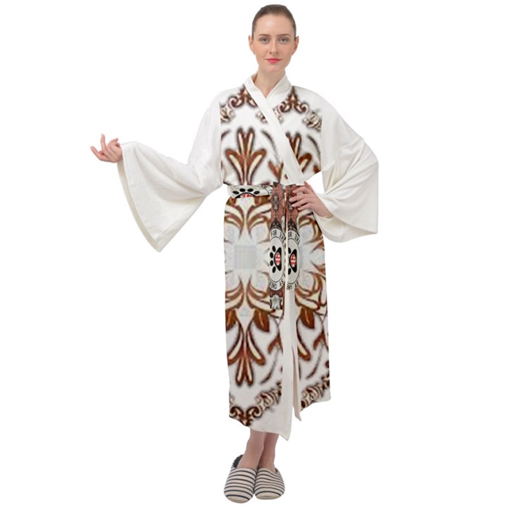 IM Fourth Dimension Colour 43 Maxi Velour Kimono