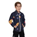 Cosmos Rocket Spaceships Ufo Kids  Windbreaker View1