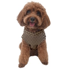 Brown Square Squares Template Background Diamond Pattern Dog Sweater by Wegoenart