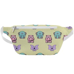 Illustration Animals Pastel Children Colorful Waist Bag  by Wegoenart