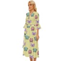 Illustration Animals Pastel Children Colorful Midsummer Wrap Dress View2