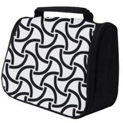 Background Monochrome Geometric Full Print Travel Pouch (big) by Wegoenart