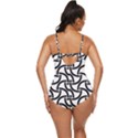 Background Monochrome Geometric Retro Full Coverage Swimsuit View4