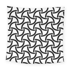 Background Monochrome Geometric Square Tapestry (large) by Wegoenart