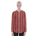 Illustration Template Background Red Strip Womens Long Sleeve Shirt View1