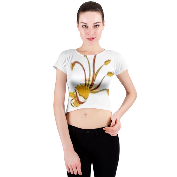 IM Fourth Dimension Colour 47 Crew Neck Crop Top