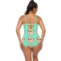 Puppy Pattern Wallpaper Dog Pet Retro Full Coverage Swimsuit View4