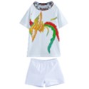 IM Fourth Dimension Colour 47 Kids  Swim Tee and Shorts Set View1