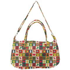 Illustration Template Christmas Pattern Removal Strap Handbag