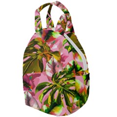 Illustration Paintimg Paint Monstera Leave Leaf Plant Green Travel Backpacks by Wegoenart