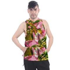 Illustration Paintimg Paint Monstera Leave Leaf Plant Green Men s Sleeveless Hoodie by Wegoenart