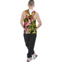 Illustration Paintimg Paint Monstera Leave Leaf Plant Green Men s Sleeveless Hoodie View2