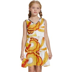  Kids  Sleeveless Tiered Mini Dress by imanmulyana