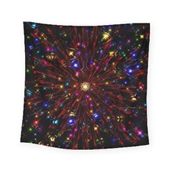 Abstract Background Stars Star Galaxy Wallpaper Square Tapestry (small) by Wegoenart