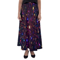 Abstract Background Stars Star Galaxy Wallpaper Flared Maxi Skirt by Wegoenart