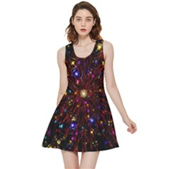 Abstract Background Stars Star Galaxy Wallpaper Inside Out Reversible Sleeveless Dress by Wegoenart