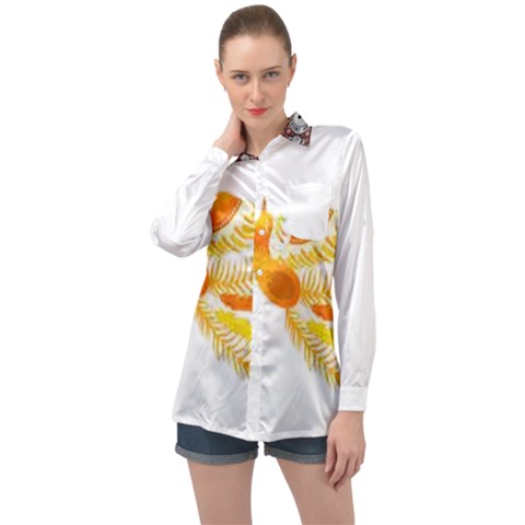 Im Fourth Dimension Colour 49 Long Sleeve Satin Shirt by imanmulyana