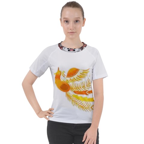 Im Fourth Dimension Colour 49 Women s Sport Raglan Tee by imanmulyana