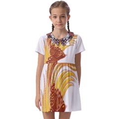 Im Fourth Dimension Colour 50 Kids  Asymmetric Collar Dress by imanmulyana