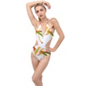 IM Fourth Dimension Colour 51 Plunging Cut Out Swimsuit View1