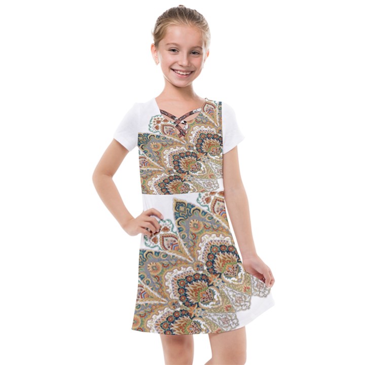 IM Fourth Dimension Colour 52 Kids  Cross Web Dress