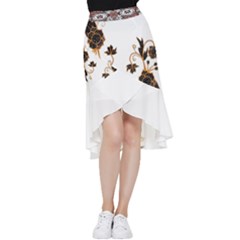 IM Fourth Dimension Colour 55 Frill Hi Low Chiffon Skirt