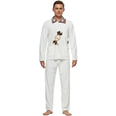 Im Fourth Dimension Colour 55 Men s Long Sleeve Velvet Pocket Pajamas Set by imanmulyana