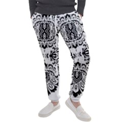 Im Fourth Dimension Black White 57 Men s Jogger Sweatpants by imanmulyana