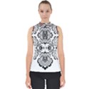 IM Fourth Dimension Black White 57 Mock Neck Shell Top View1