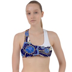 Im Fourth Dimension Colour 58 Criss Cross Racerback Sports Bra by imanmulyana